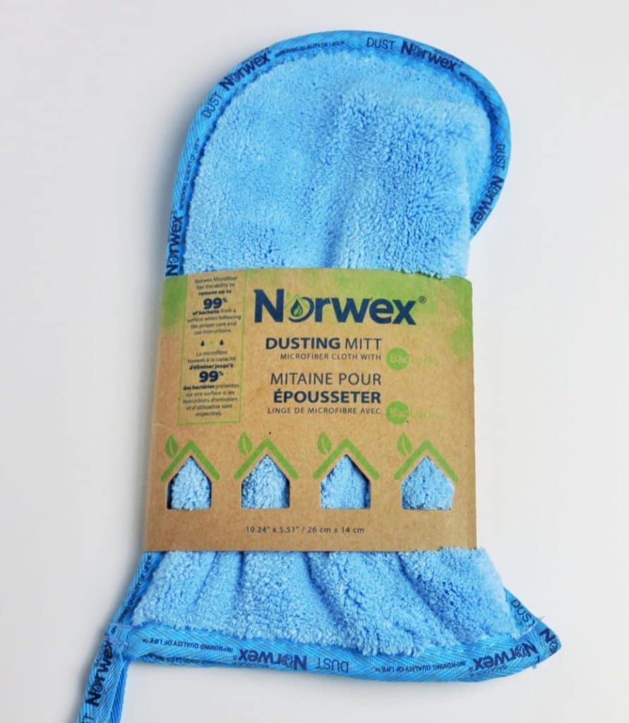 Norwex DUSTING MITT Dust Mitt ~ BLUE ~ Plush Microfiber No Chemicals Needed NEW! 