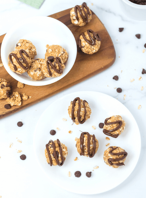 Healthy Peanut Butter Balls - Clean Plate Mama Desserts