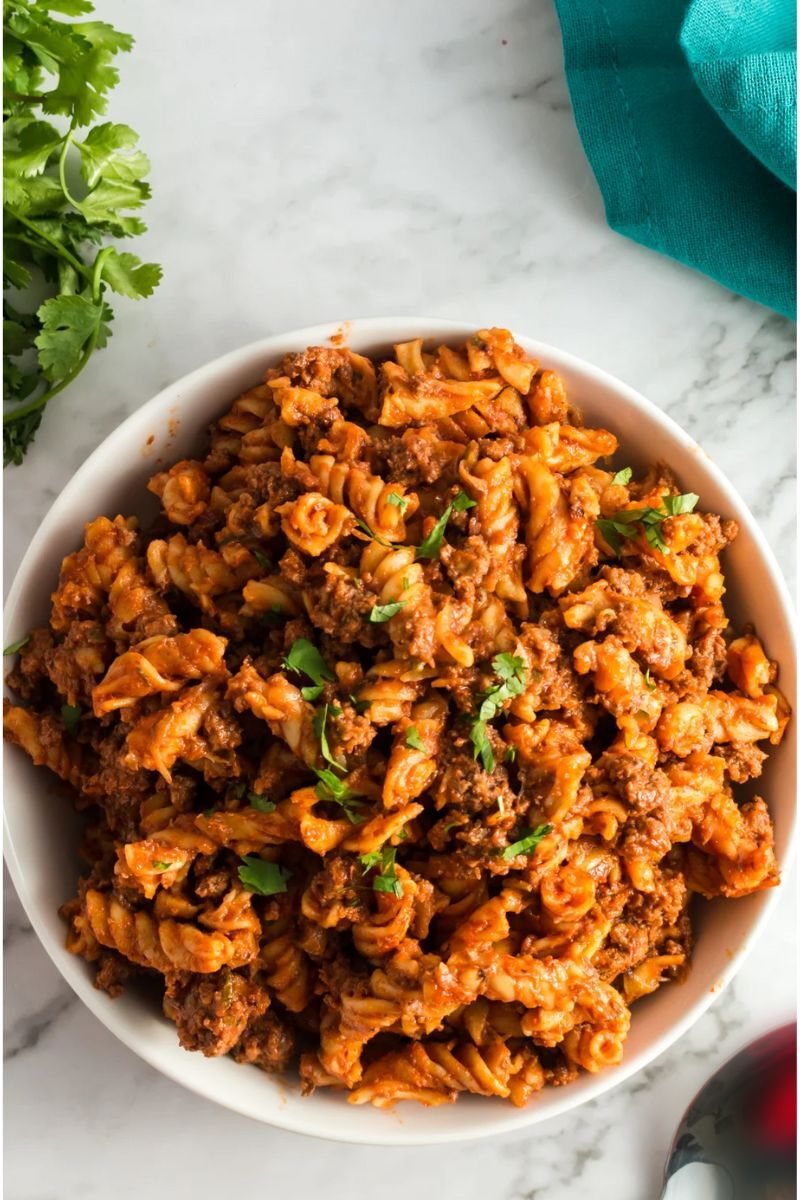 Easy Homemade Beefaroni - Natural Deets